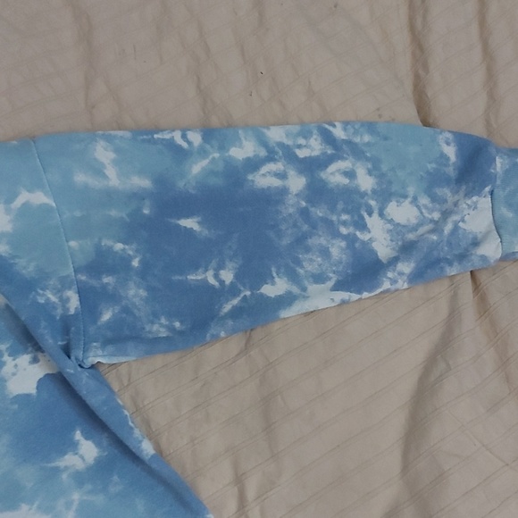 Hippie Rose Cropped Tie Dye Sweatshirt - Picture 5 of 9